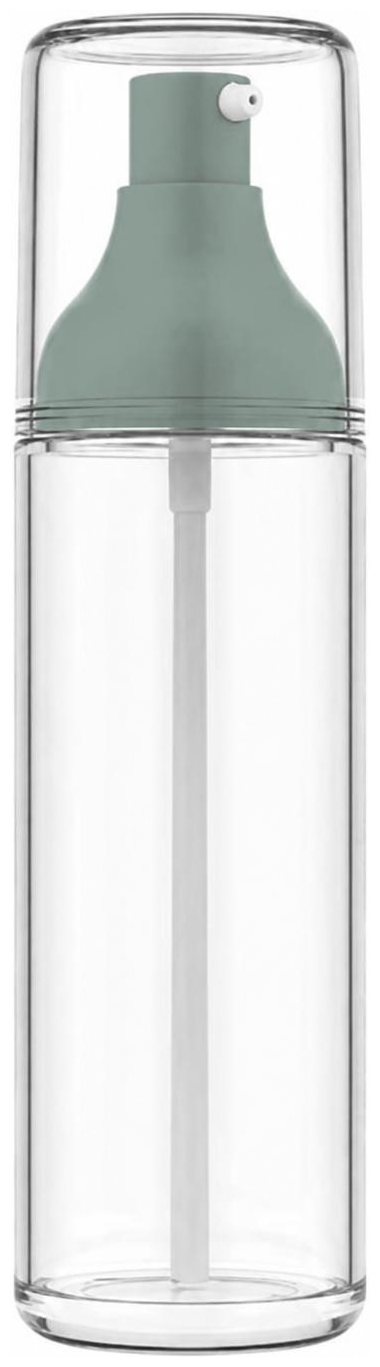 Pump bottle with dip tube and closure